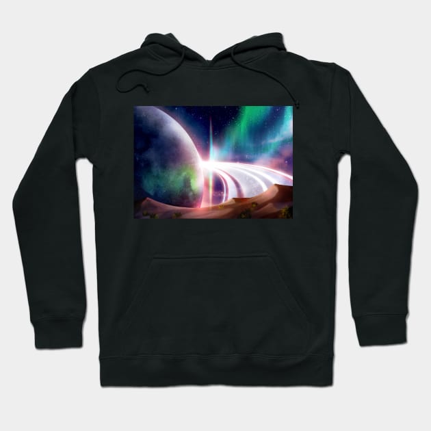 Ring of Aurora Hoodie by KucingKecil